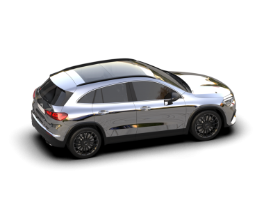 modern araba beyaz arkaplanda izole edildi