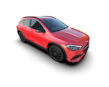 Siyah arka planda kırmızı araba