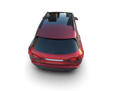 araba kırmızı renk 3 boyutlu görüntüleme
