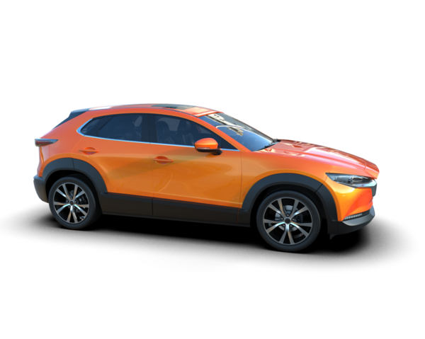 modern spor araba - turuncu