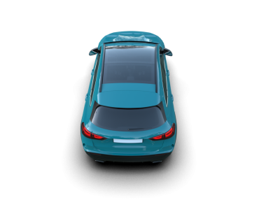 Modern bir arabanın 3 boyutlu çizimi