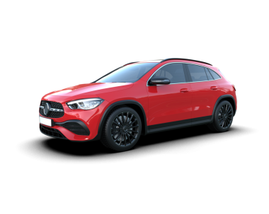 Kırmızı lüks bir araba, marka tarafı var.