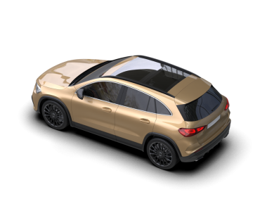 Bir spor arabanın 3 boyutlu canlandırması