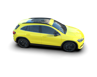 Sarı araba arka planda izole edilmiş. 3d oluşturma