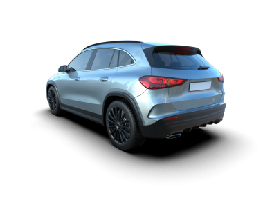 Gri arka planda modern lüks spor araba. 3d oluşturma