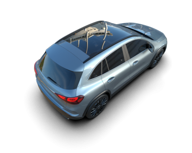 Daha az genel bir konsept arabanın 3 boyutlu çizimi