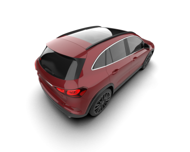 modern lüks araba gri arka planda izole edilmiş