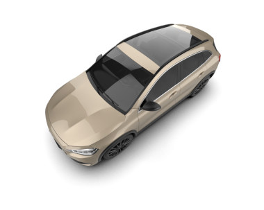 modern araba beyaz arka planda izole edilmiş