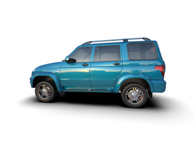 3 boyutlu bir araba.