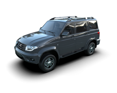 Beyaz arka planda bir cip. 3d oluşturma