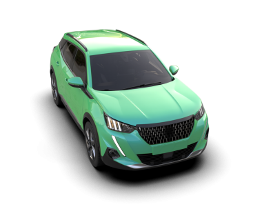 Araba arka planda. 3d oluşturma