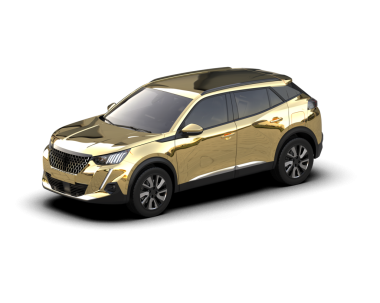 beyaz arkaplandaki SUv, 3 boyutlu görüntüleme