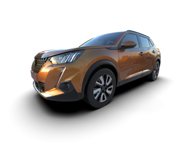 Beyaz arka planda bir cip arabası. 3d oluşturma