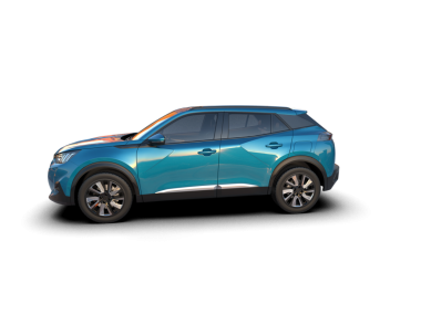 Mavi arka planı olan gerçekçi bir jip. 3d oluşturma