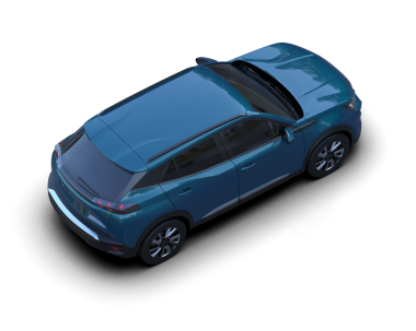 Modern lüks SUV gri bir arka planda izole edildi. 3d illüstrasyon