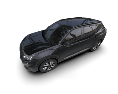 Beyaz arka planda modern bir araba. 3d oluşturma