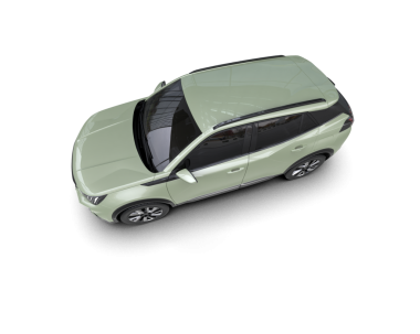 Stüdyo ortamında markasız 3 boyutlu bir SUV.