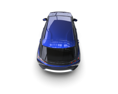 araba siyah arkaplanda izole edildi