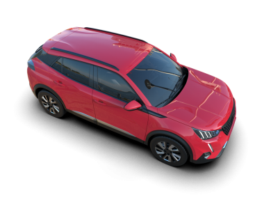 Beyaz arka planda bir araba. 3d illüstrasyon