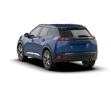 modern mavi araba - arka plan - 3 boyutlu illüstrasyon