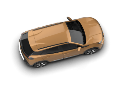 beyaz arkaplanda modern araba.