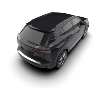 beyaz arkaplanda izole edilmiş araba 3 boyutlu görüntüleme