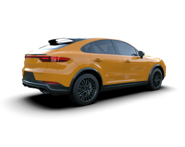 Modern araba arka planda izole edilmiş. 3D görüntüleme - illüstrasyon