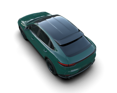 Daha az jenerik modern bir arabanın 3 boyutlu çizimi