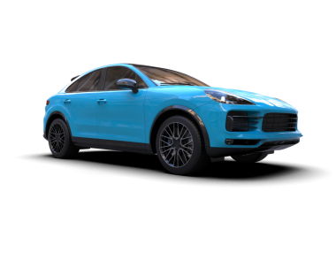 Mavi modern araba. 3 Boyutlu Hazırlama