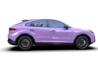 Lüks modern araba - beyaz arka planda izole edilmiş