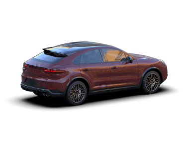 Siyah arka planda modern bir araba. 3 Boyutlu Hazırlama