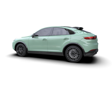 beyaz arka planda modern araba