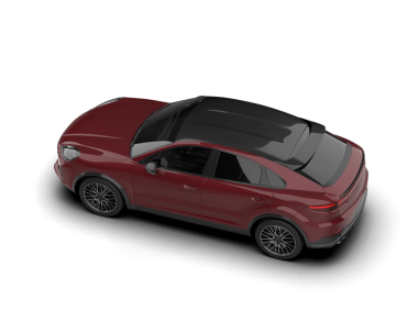 Beyaz arka planda lüks bir araba. 3d oluşturma