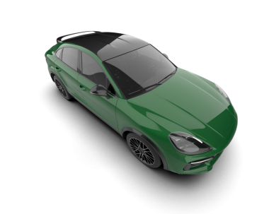 Araç 3 d görüntü beyaz arkaplanda izole edildi