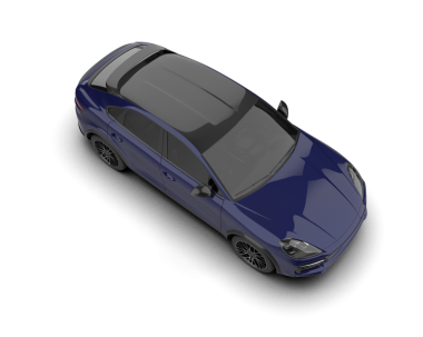 Siyah arkaplanda bir araba.