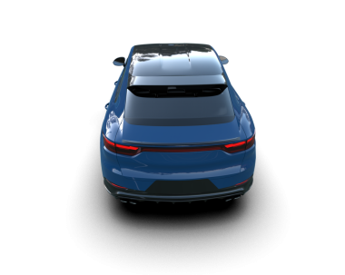 Siyah arkaplandaki araba 3 boyutlu görüntüleme