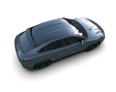 Araba arka planda izole. 3D görüntüleme - illüstrasyon