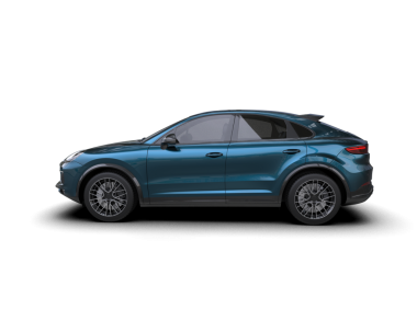 Siyah arka planda modern bir araba. 3d oluşturma