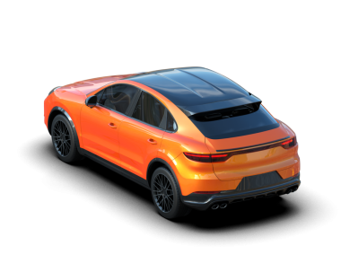 Modern spor araba beyazdan izole edilmiş. 3d oluşturma