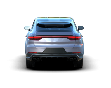 Siyah arka planda modern lüks bir araba. 3 Boyutlu Hazırlama