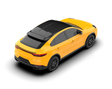 modern küçük sarı araba.