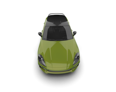 Aracın beyaz arkaplandaki 3 boyutlu görüntülemesi