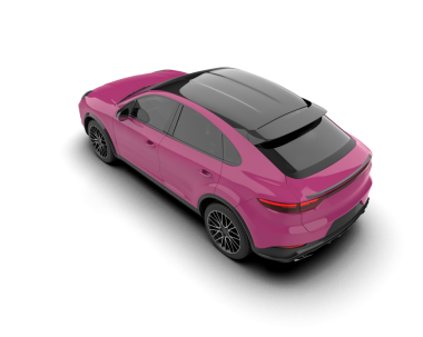 pembe modern SUV arabası