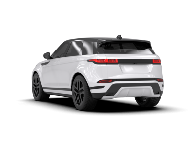 modern otomobil arka planda izole edildi