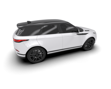 Gerçekçi bir SUV arabası. Ön manzara. 3D görüntüleme - 3D