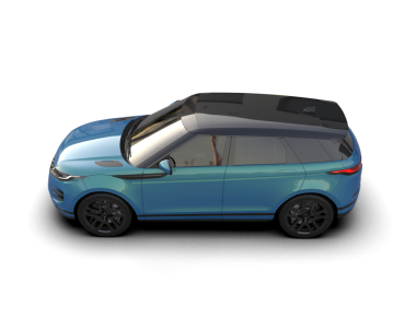 Modern SUV beyaz arka planda izole edildi. 3D görüntüleme - illüstrasyon