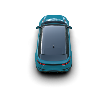 Beyaz arka planda bir arabanın 3 boyutlu resmi