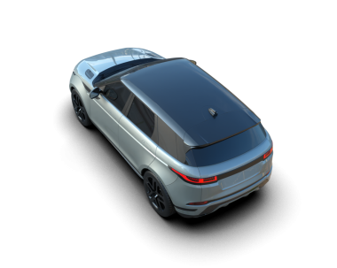 Modern araba beyaz arka planda izole edilmiş. 3d illüstrasyon.