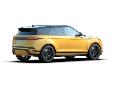 Stüdyo ortamında izole edilmiş markasız bir SUV 'un 3 boyutlu görüntüsü.