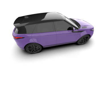 Modern araba. 3d oluşturma